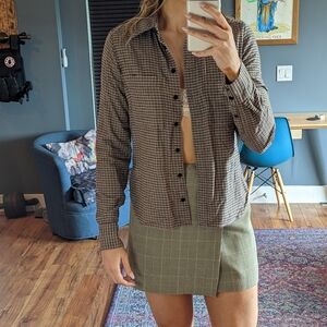 Banana Republic Light Flannel Top